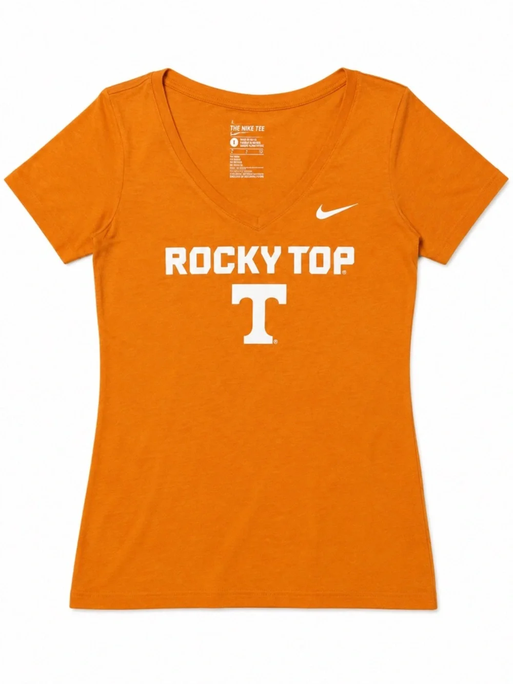 Nike Tennessee Volunteers “Rocky Top” V-Neck Tee – Women’s Small